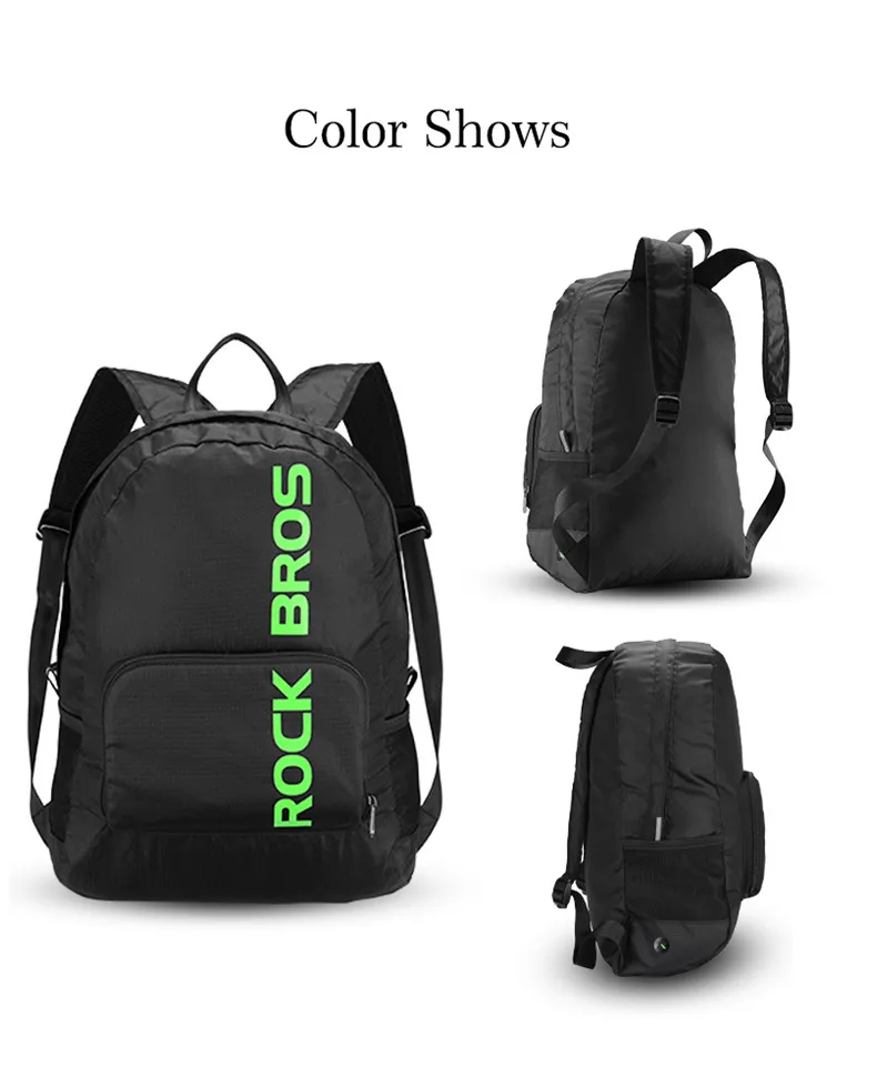 Best ROCKBROS Portable Foldable Backpack Rainproof Hiking Camping Cycling Bicycle Bike Bag Men Women Outdoor Sport Package Travel bag 13 Best ROCKBROS Portable Foldable Backpack Rainproof Hiking Camping Cycling Bicycle Bike Bag Men Women Outdoor Sport Package Travel bag 13