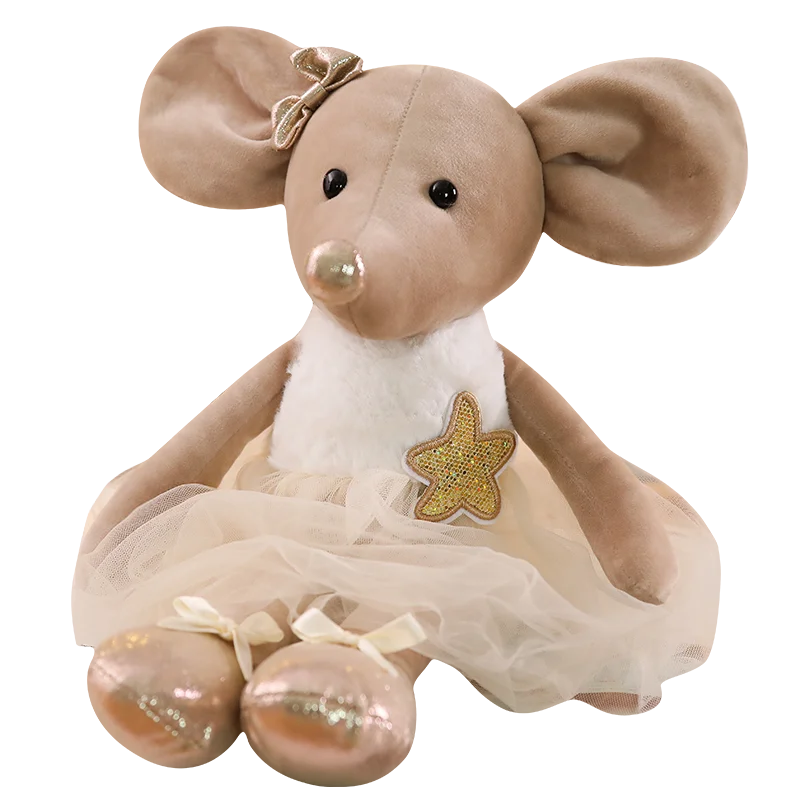 

Cute Mouse Plush Toy Sleeping Pillow Makes a Strange Doll Bed Birthday Girl