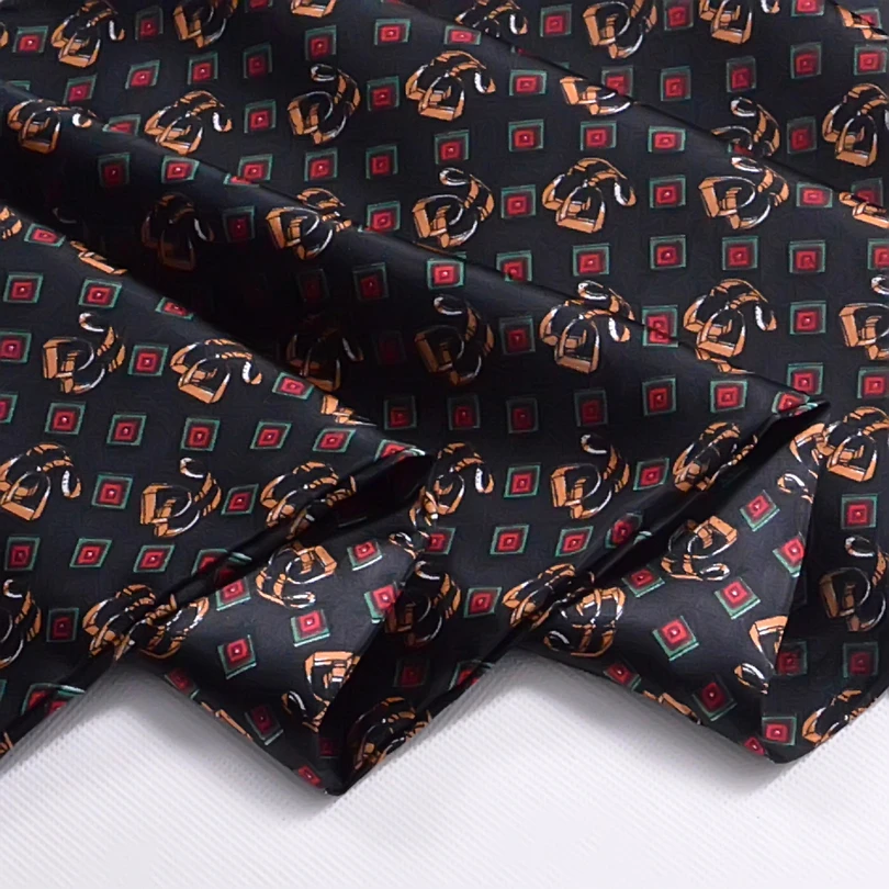[BYSIFA] Winter Black Plaid Men Silk Scarf New Spring Autumn 100% Pure Silk Male Long Scarves Neck Warmer Scarf 160*26cm