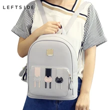 Leftside 2017 escuela back packs de dibujos animados lindo gato señoras mochilas mujeres mochila de moda lindo niñas bolsas de la escuela bolsas de viaje