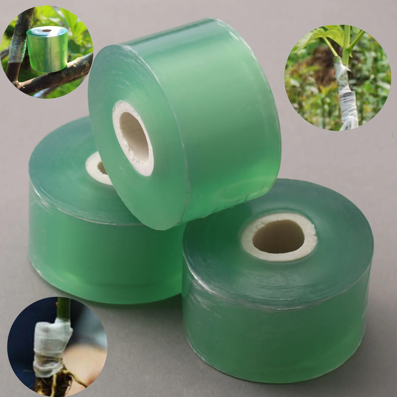 

DRELD 3CM x 80M Nursery Roll Grafting Tape Garden Tools Fruit Tree Secateurs Engraft Branch Gardening Bind Belt Tie Stretchable