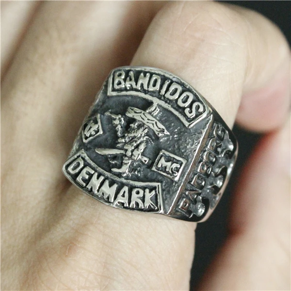 Stainless Steel Motorcycle Biker MC Ring Stainless Steel Motorcycle Biker MC Ring
