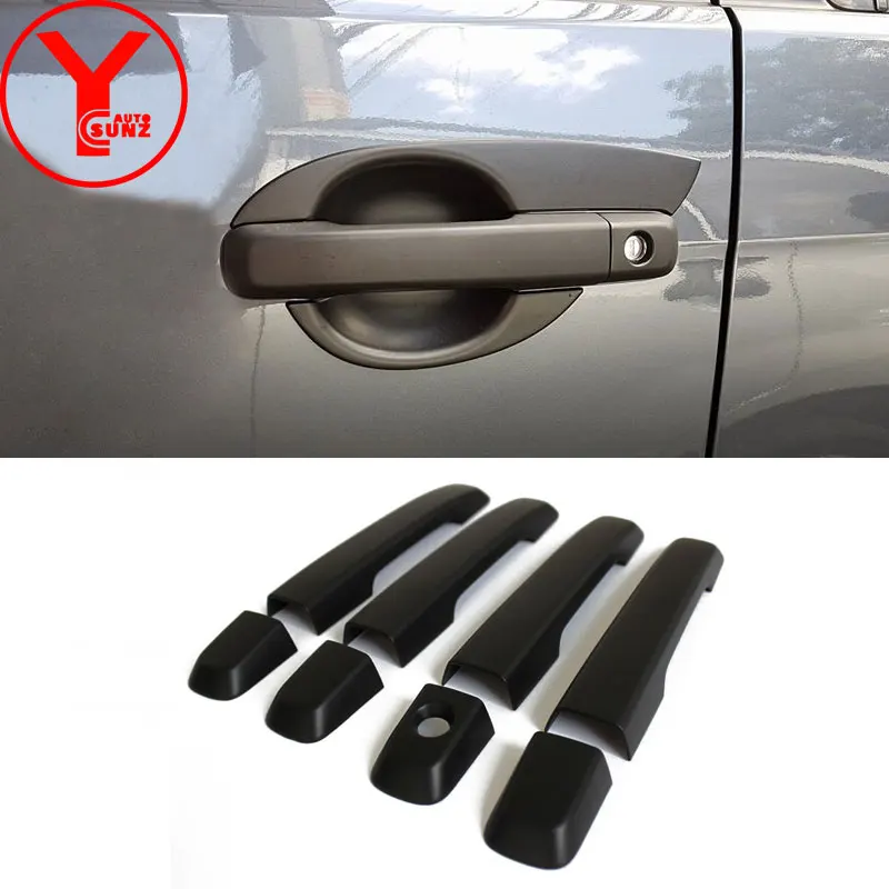 Black door handle cover protector For isuzu mux mu x d max dmax 2014