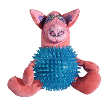 

Pet Toy for Dogs Solve Boredom Teddy Golden Retriever TPR Plush Canvas Bite-resistant Squeaky Toy