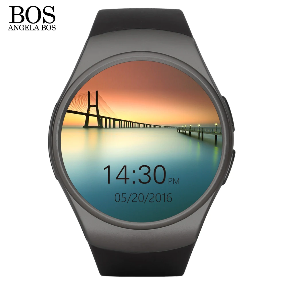 Smartwatch 2016 Health Heart Rate Monitor Android Smart Watch Sim Card Phone Sleep Sport Pedometer Sedentary Bluetooth Music Ios