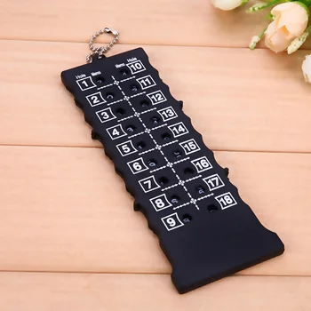 

Wholesale 18 Holes Golf Stroke Putter Score Indicator Card Counter with Key Ring Golf Training Aids for Home Golf Club Use