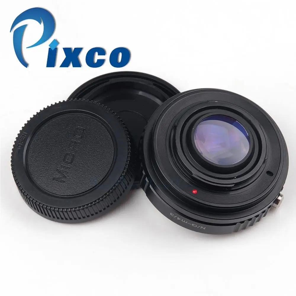 Pixco Save $2! Optical Focal Reducer Speed Booster adapter Lens Adap.ter Suit For Nikon G mount to Micro Four Third m43 GX8