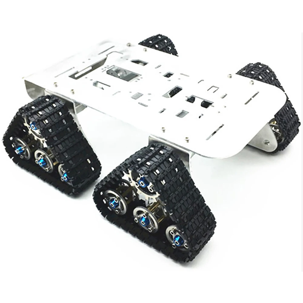 Smart Crawler Robotic Chassis 4WD Metal Tank For Mini RC Robot Model Toy Vehicles Spare Partsin