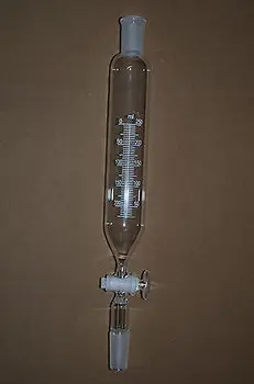 

lab funnel 250ml Tube separatory funnel with glass stopcock.24/40,with scale