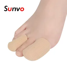 Sunvo – Tube de protection des orteils en Gel, 3 pièces, pour les ampoules de maïs, Hallux Valgu et Bunion calus, pour prévenir le recouvrement des orteils