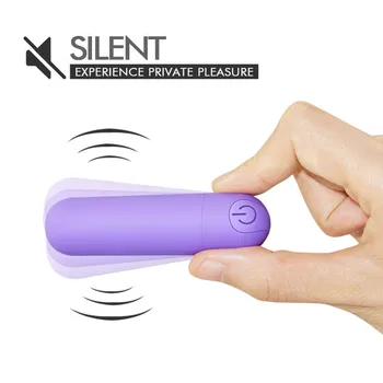 10 Speed Bullet Vibrator USB charge G-spot Dildo Massager Mini Vibrator Strong Vibration Anal Plug Dildo Sex Toys for Women 5