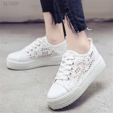 NEW platform shoes women casual lace canvas shoes breathable large size net shoes casual thick bottom increased casual shoes NEW platform shoes women casual lace canvas shoes breathable large size net shoes casual thick bottom increased casual shoes