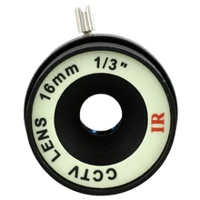 5 Packs Replacement F1.2 16mm CCTV Camera Monofocal Iris Lens