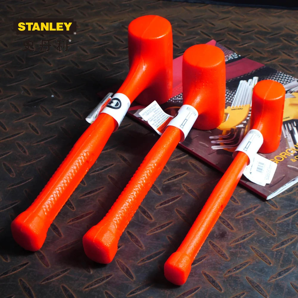 Stanley a prueba de golpes de goma martillo martillo bola a prueba de golpes agarre la manija de goma las importaciones de acero sin goma elástica|steel bucketsteel handle - AliExpress