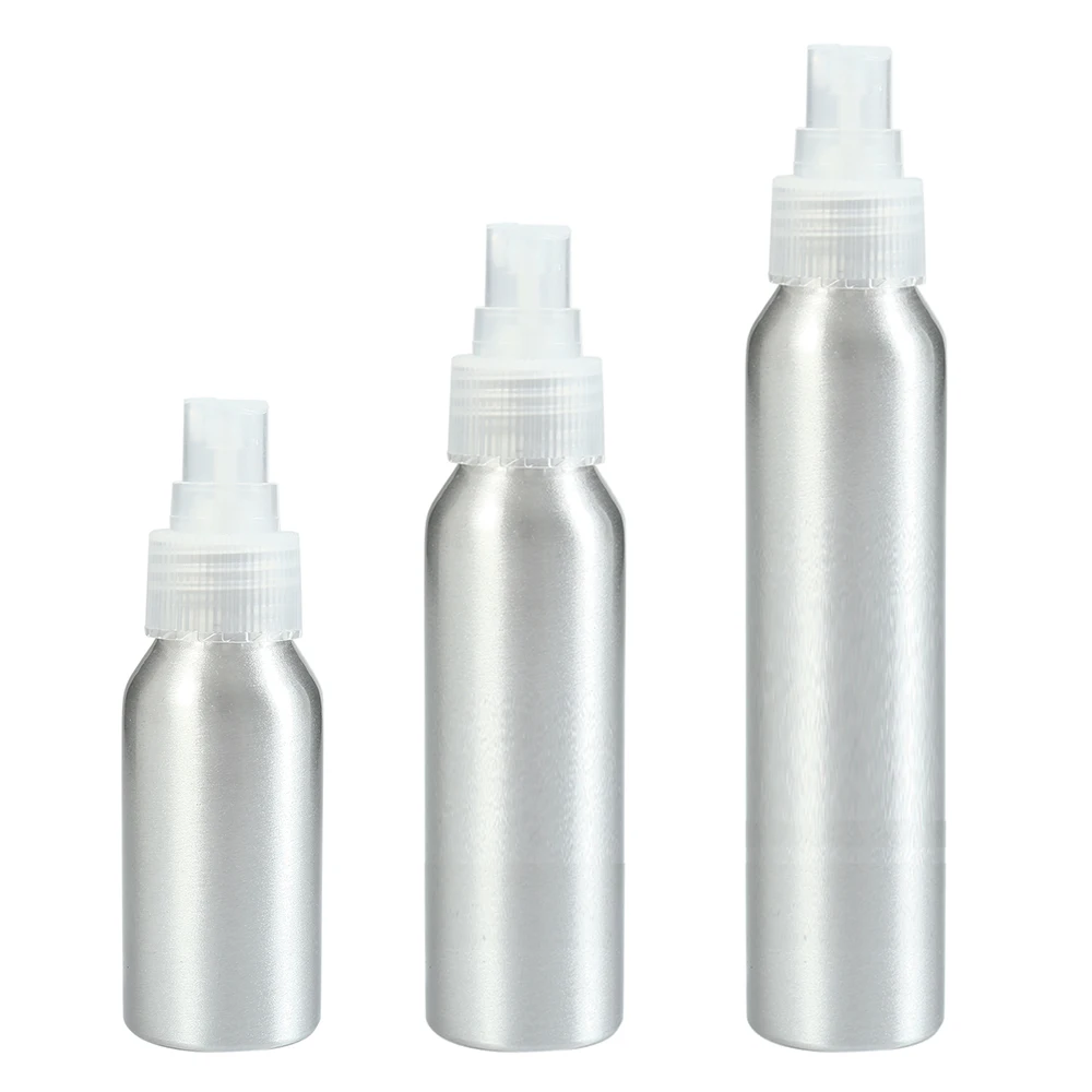 

1pcs 50ML 100ML 150 ML Aluminum Makeup Bottle with Spray Refillable Atomizer Bottle Empty Perfume Container
