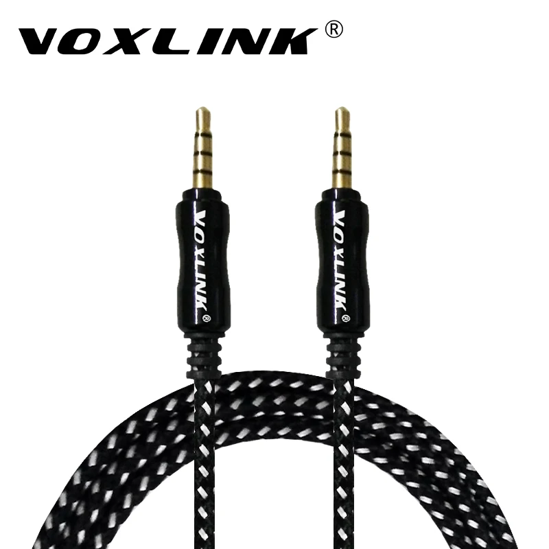 

VOXLINK 3.5mm Jack Aux Cable for iPhone for car 3.5mm Jack Male to Male Audio Cable for iPhone MP3 Headphone Speaker aux cord