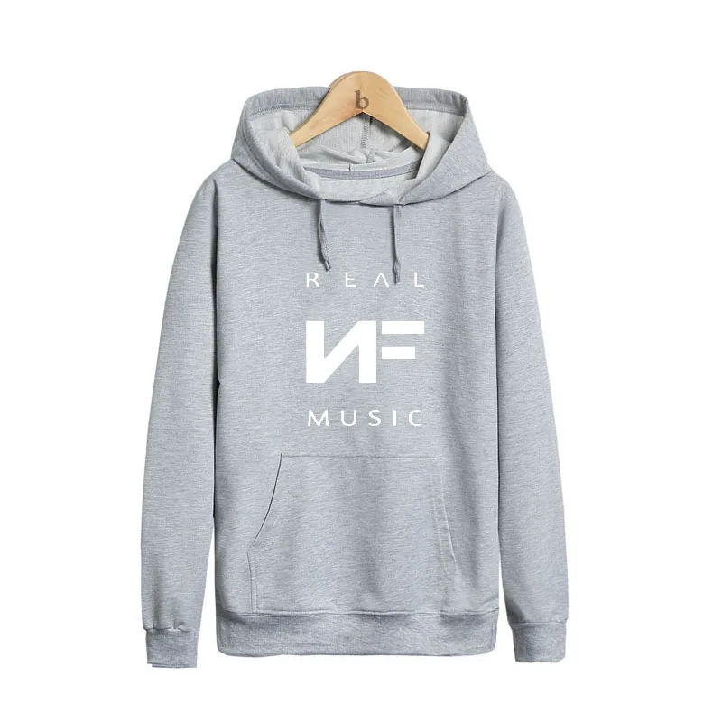 Pkorli Moleton Masculino Slim NF Hoodies Men Sweatshirt Long Sleeve Pullover Hooded Men'S Letters Printed Rapper Hoody - Цвет: 4