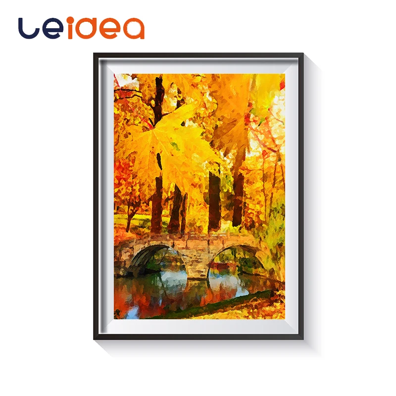 

Autumn Forest Pictures Painting By Numbers Hand Painted On Canvas Painting Hand Oil Painting Flower Van Gogh Sunflow