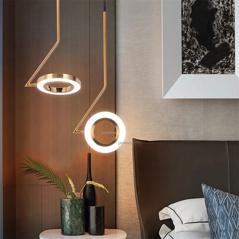 

Home Decor Led Pendant Lamp Lights Hanging Lamp Hanglamp Light Fixture Modern Hanging Ceiling Lamps Chandelier Lighting ZAX39