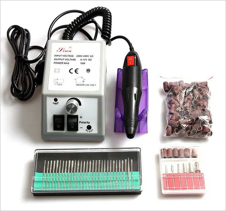 

137pcs Nail tool set 2000 electric grinding machine nail polish machine unloading fake nails multi se