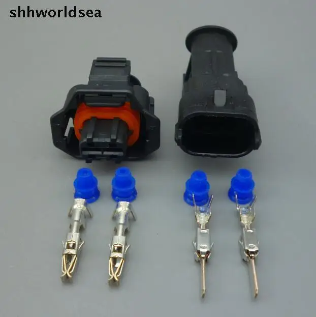 Shhworld Sea 1 комплект 2 булавки дизельного топлива Common Rail Инжектор коленчатого вала сенсор разъем 1928403874 1928404226 Женский Мужской для Ford