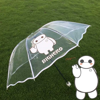 

Cartoon Umbrella transparent Lace Children's Umbrellas Kids paraguas parapluie