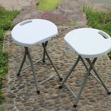 HDPE простой дизайн пластмассовый складной стул портативный складной стул