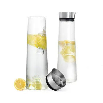 

1000ml/1500mlThickened Glass Juice Pot Heat-resisting Cold Water Bottle Custom Large Capacity Cold Water Bottle With lid