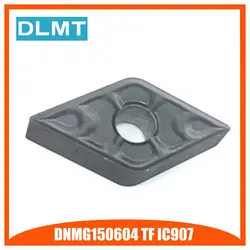 DNMG150604 TF IC907 10 шт расточка инструменты DNMG 150604 карбидная вставка для токарного станка машинка для резки ЧПУ Инструменты Tokarnyy