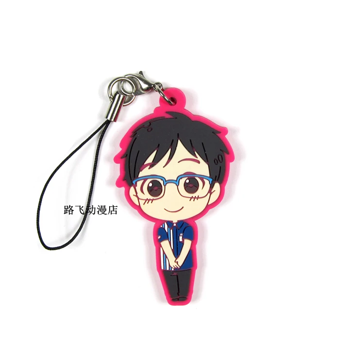 Юрий! На ледяную экшн фигуру Юри Katsuki Victor Nikiforov аниме модель резиновый брелок