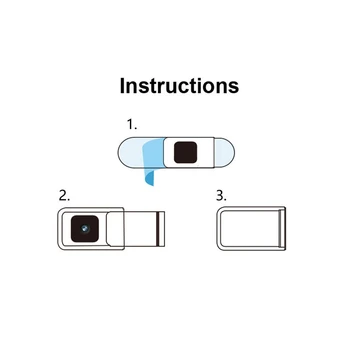 

WebCam Cover Camera Case Shutter Magnet Slider Plastic Web Cam Cover for IPhone PC Laptops Mobile Phone Lens covers