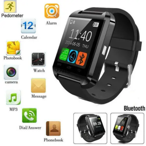 Bluetooth Смарт наручные часы телефон мат для IOS Android iPhone Samsung HTC LG|Смарт-часы| |