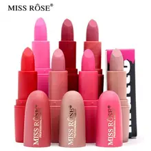 Miss Rose бренд 18 цветов матовая губная помада водостойкий питательный легко носить губная помада длительный натуральный Макияж для губ
