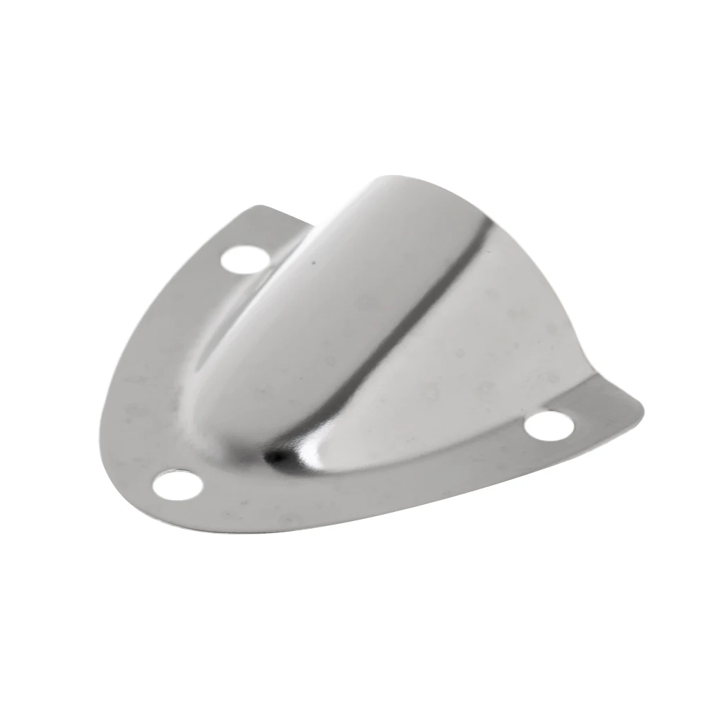 Pack of 3 Stainless Steel Polished Clamshell Vent / Wire Cover Clam Shell Vent for Boat