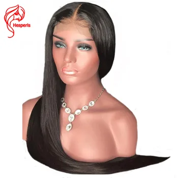 

Hesperis 360 Lace Frontal Wigs Pre-plucked Silk Stright Lace Front Wigs For Woman Brazilian Remy Lace Front Human Hair Wigs