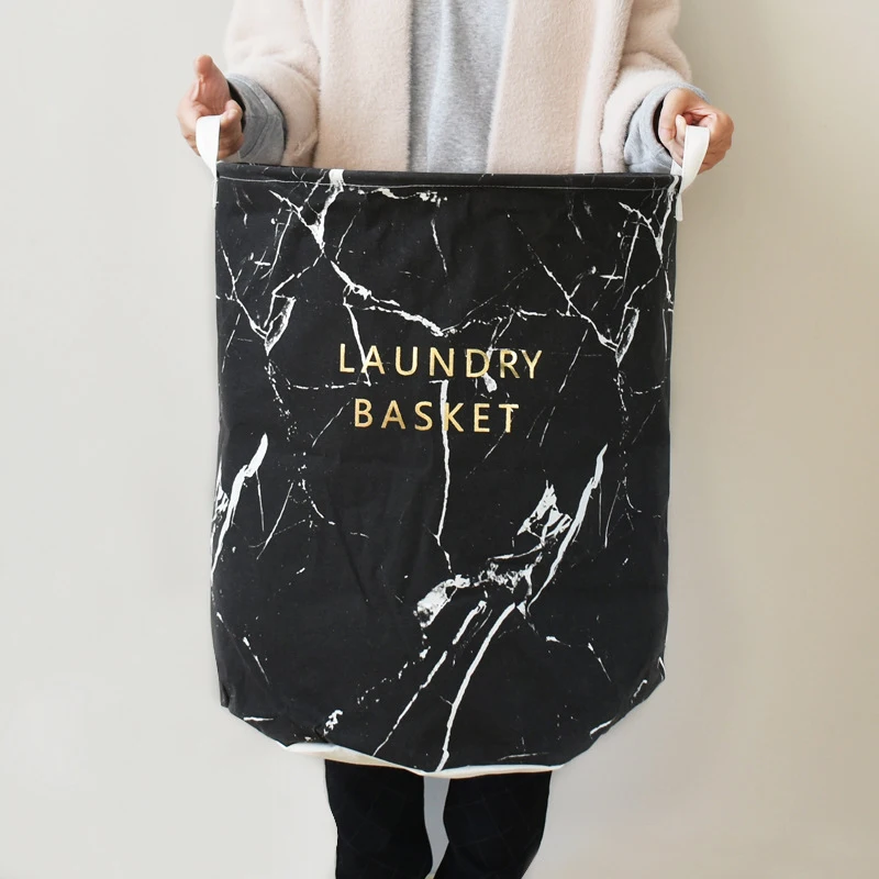 MICCK كبيرة تصاميم الغسيل سلة للماء قماش النسيج للطي المنزل الملابس برميل الاطفال لعبة أشتات تخزين منظم