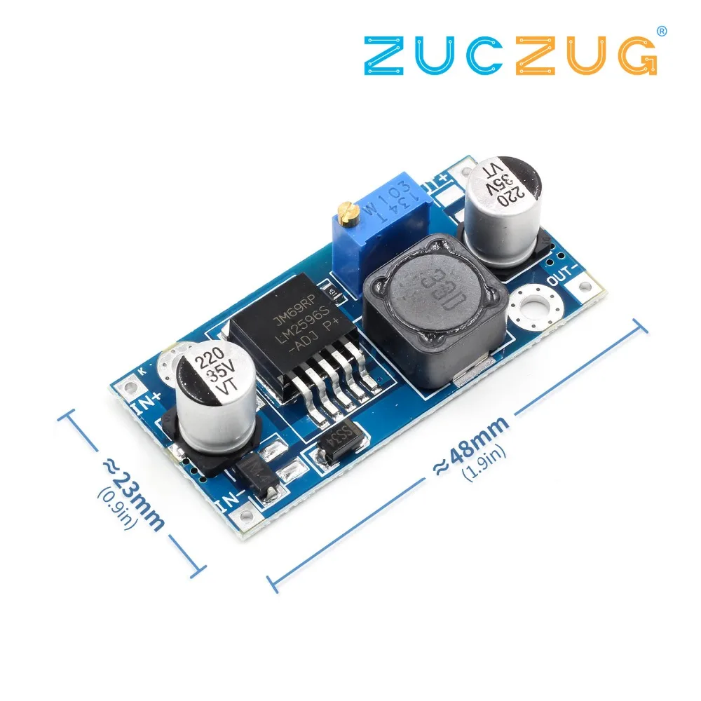 Professional High-Quality Output 1.23-30V LM2596 Power Step-down Module 