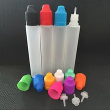 50pcs Pen Style 30ml PE Empty Bottles e liquid bottle plastic dropper e liquid 30ml unicorn bottle with childproof cap