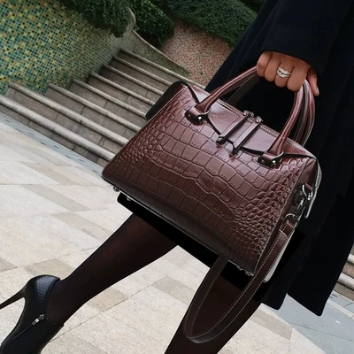Популярная брендовая Новая модная женская сумка-тоут с подушкой, сумка высокого качества из искусственной кожи, одноцветная сумка через плечо, сумки через плечо в винтажном стиле