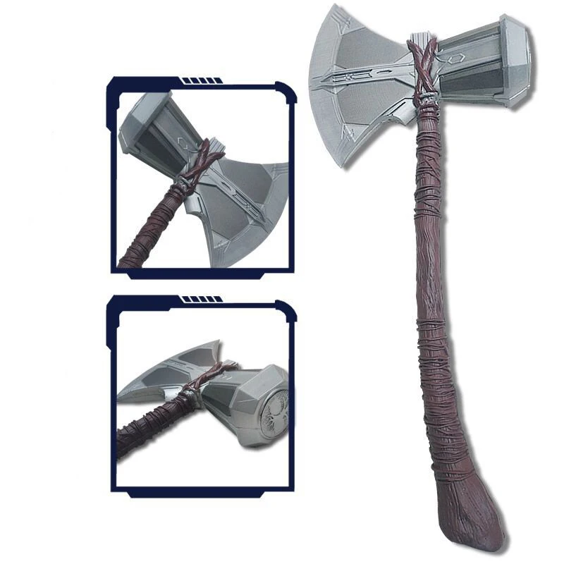 1:1 Movie Role Thor Axe Hammer 73cm Cosplay Weapons Playing Thor Thunder Hammer Axe Stormbreaker