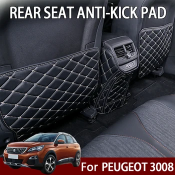 

For Peugeot 3008 GT 5008 2016 2017 2018 2019 Car Seat Back Protector Seat Side Edge Mat Anti Child Kick Pad Interior Accessories
