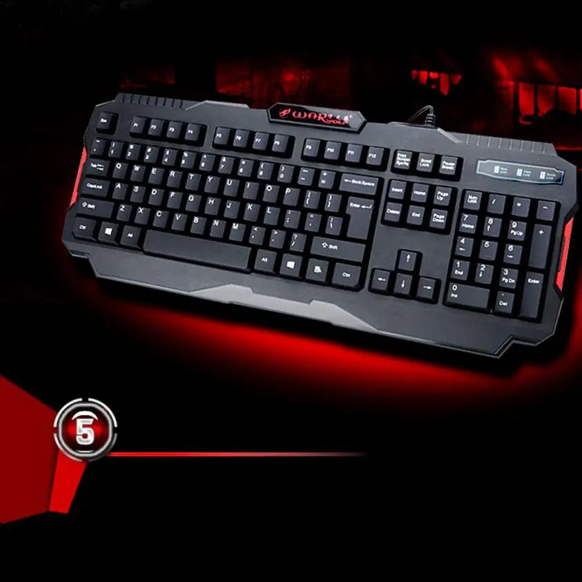 

Good Sale K2 USB Wired Multimedia PC Gaming ergonomic Mechanical Keyboard Sep 29