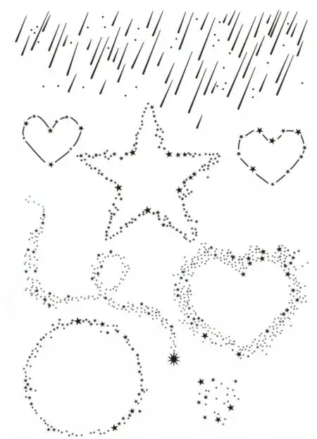 Метеоритного дождя прозрачный чистый силикон штампы для DIY Скрапбукинг/карты/комплекты детской рождественской забавное украшение поставки M1151