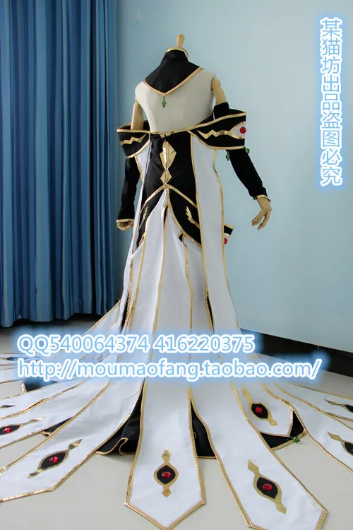 Code Geass TOMO Prepa c. Лелуш Восстания CC queen Косплей Костюм