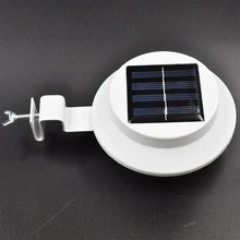 3 светодиодный s солнечный забор светодиодный уличный светильник/Солнечная энергия солнечный бак для воды садовый Газон лампа освещение