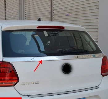 

1pc for polo 2011-2017 Trunk Decorative bright strip Body trim