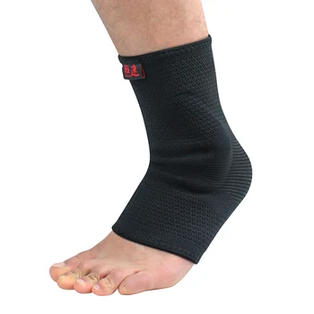 Kuangmi Siliconen Pad Compressie Enkel Mouwen Ondersteuning Fasciitis Voet Mouw Ademend Voetbal Sok Enkel Protector 1 ST