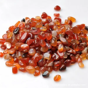 50 г 5-7 мм натуральный кристалл сердолика целебные камни ремесла образец счастливый кристалл любовь натуральные камни и минеральный аквариум камень - изображение