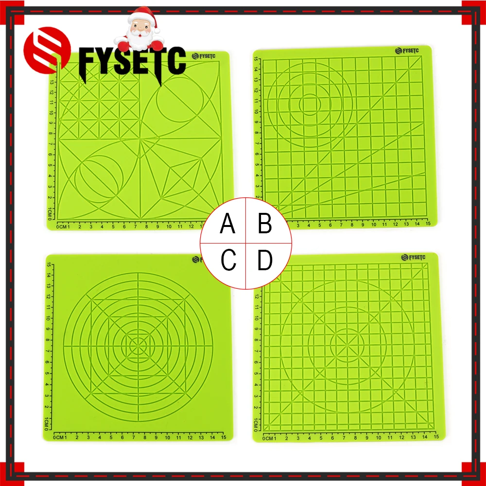 

Green Multi-Purpose 3D Design Silicone Mat Basic Template Child Gift + 10M PLA Filament 1.75mm For 3D Printer Pens