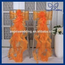 CH098F Новые Дешевые Элегантные Необычные курчавая ива оранжевый стул пояса